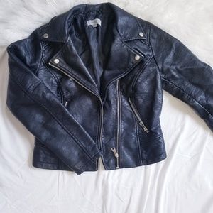 Faux Leather Jacket